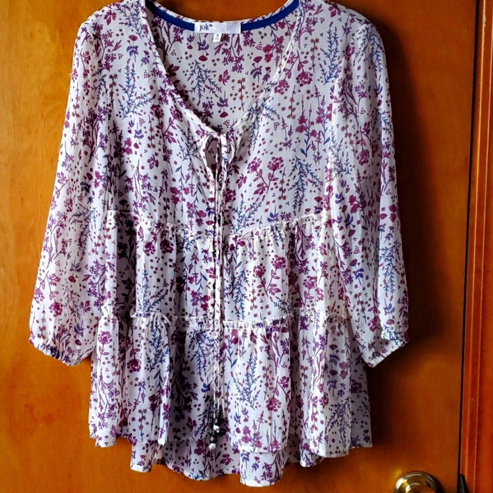 Jolt size M peasant top